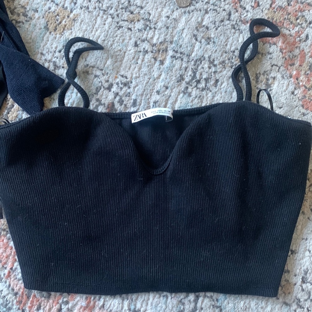 Zara Black Tank Top